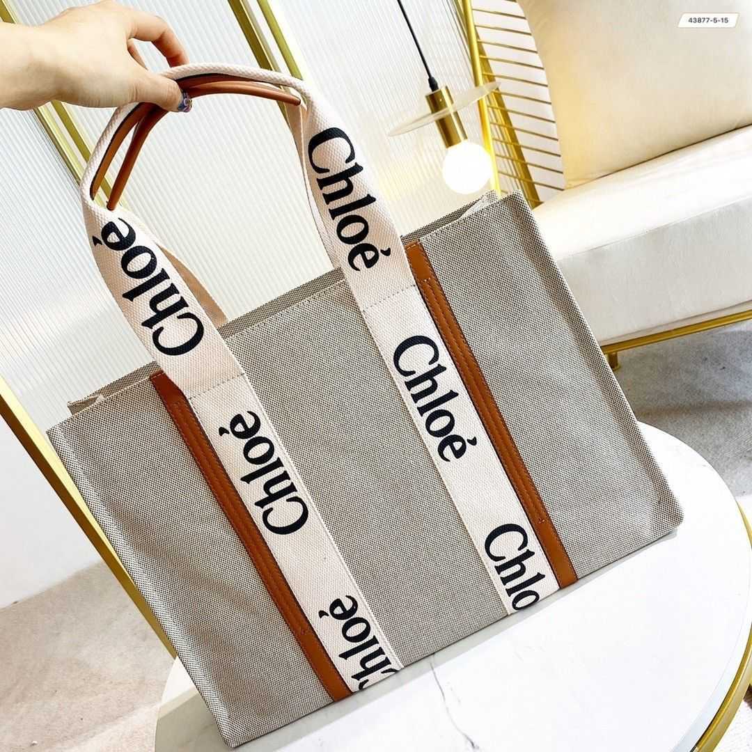 

woody Designer Tote Bag Versatile Canvas Women's 2023 Spring and Summer Commuter Casual Messenger Shoulder Small College Style NVXA
