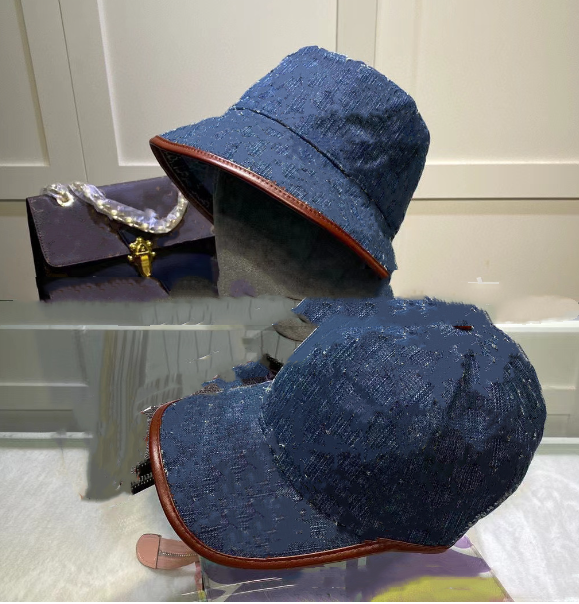 

Classic Letter Denim Fisherman Hat Sunshade Beach Western Style Internet Famous cap Female Summer Sun Hats Casual, Aspic