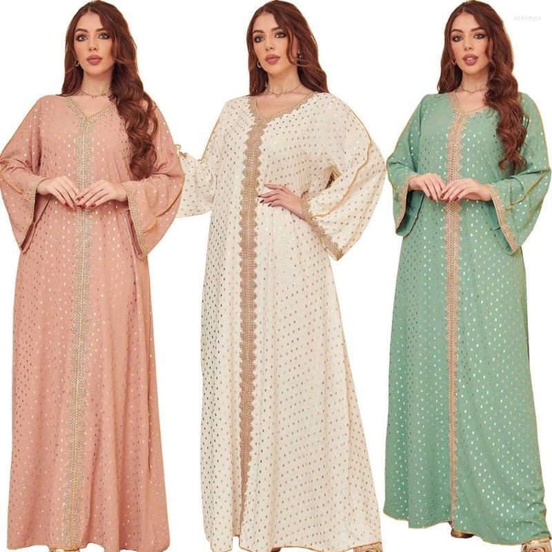 

Ethnic Clothing Abayas For Women Dubai Elegant Evening Gowns Embroidery Long Sleeve Boubou Islamic Kaftan Dress Moroccan Kimono Robe