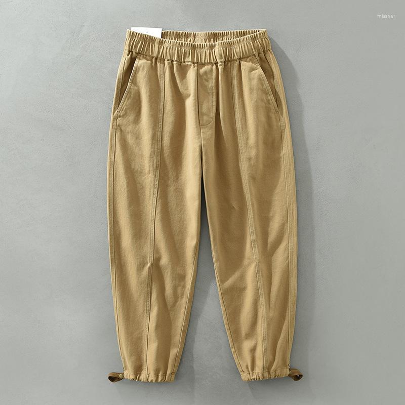 

Men's Pants Men Clothing 2023 Spring And Autumn Overalls Men's Fashion Loose Leggings Japanese Casual Trousers, Black