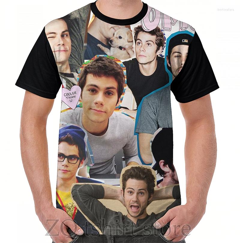 

Men' T Shirts Dylan OBrien Graphic T-Shirt Men Tops Tee Women Shirt Funny Print O-neck Short Sleeve Tshirts
