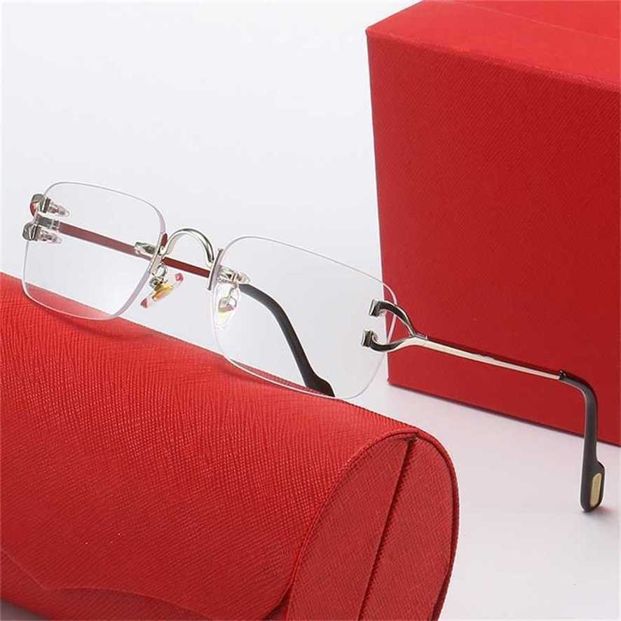 

Sunglasses 2023 new New frameless square for men and women Kajia sunglasses Y-shaped leg glasses optical frame