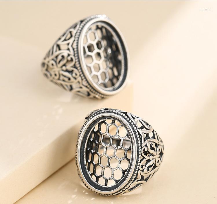 

Cluster Rings 15 20mm 925 STERLING SILVER Semi Mount Bases Blanks Base Blank Pad Men Ring Setting Jewelry Findings (without Stone) A5410