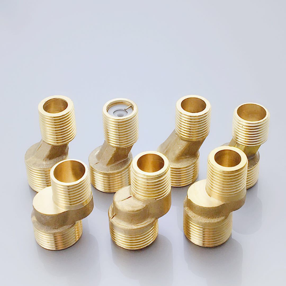 

shower faucet accessories Copper lengthened elbow foot offset bend foot crura curvilineum Reducer eccentric screw fittings bathtub faucet connector fittings