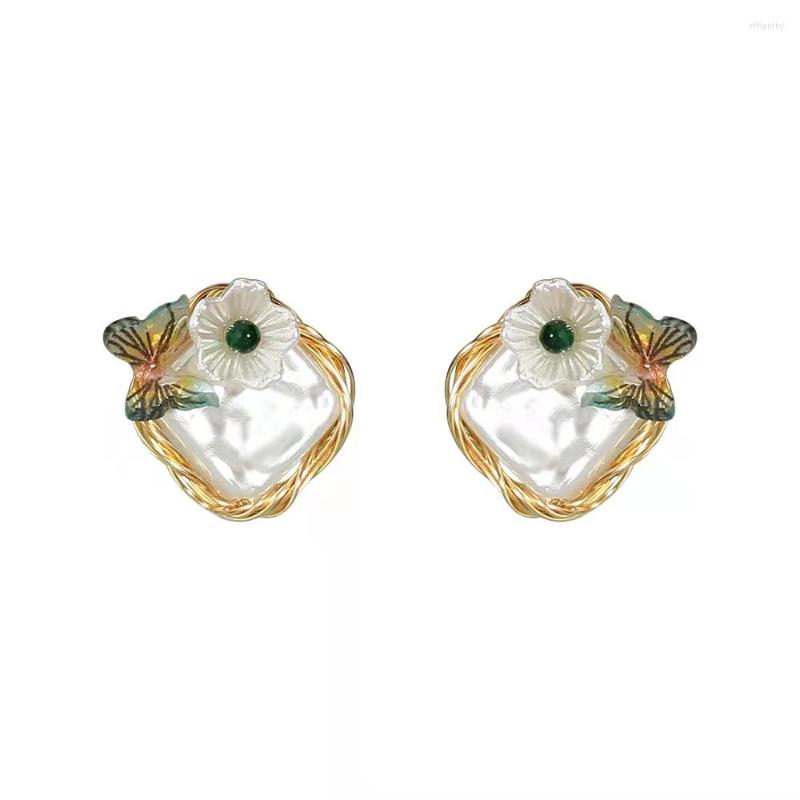 

Stud Earrings High-Quality-Twine-Small-Flower-Stud-Earrings