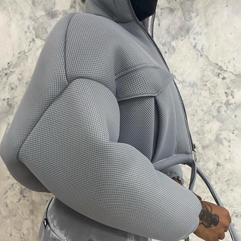 

Women' Jackets Sexy Street Style Autumn Women' Clothing Cropped Stand-up Collar 2023 Loose Short Jacket Casual Long-sleeved Women, Gray