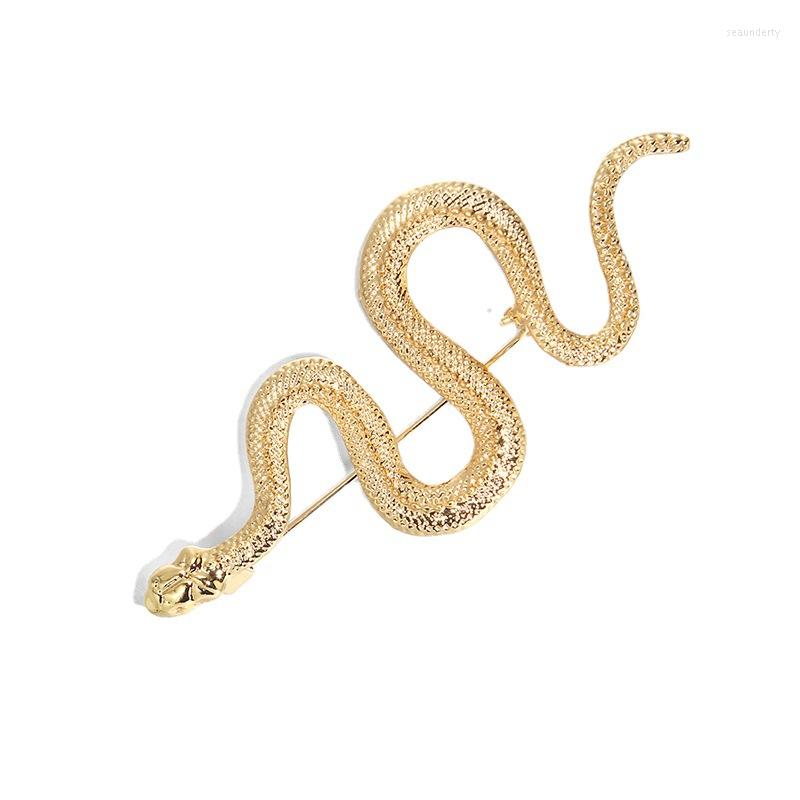 

Brooches Unique Design Snake Women Men Lady Metal Animal Brooch Pins Party Casual Suit Dress Jewelry Gifts