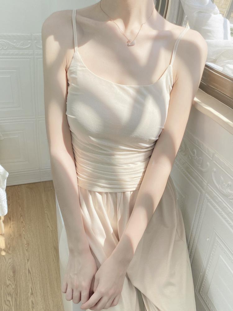 

Women' Tanks Fashion Autumn Summer Soild Adjustable Shoulder Strap Sexy Sleeveless Tops Women Casual Strecth Ruched Mesh Camis Vest JH1, Blue