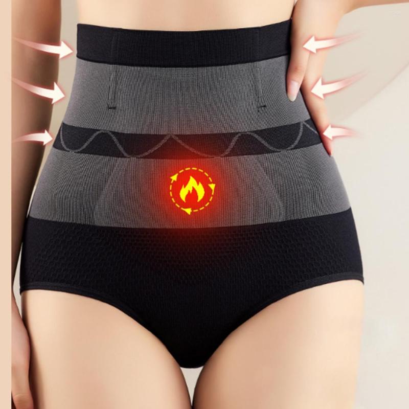 

Women's Panties Plus Size Seamless Briefs Ladies Underpants Lingerie Warm Menstrual Heating Lady High Waist, Black