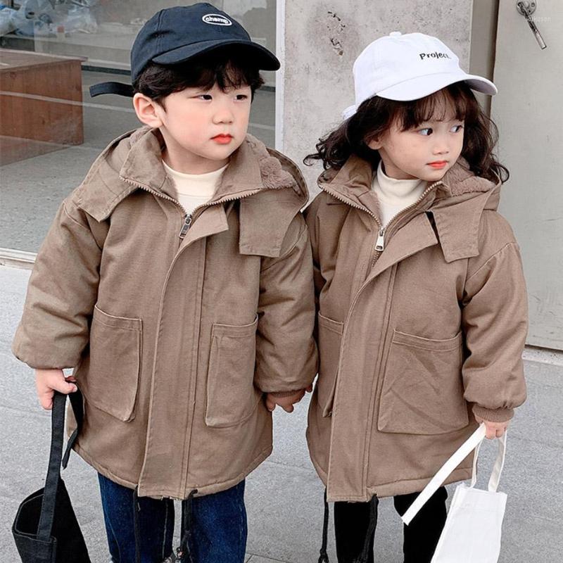 

Jackets Boys Coat Solid Color Boy Long Kids Jacket Casual Style Clothes, Y4k0735
