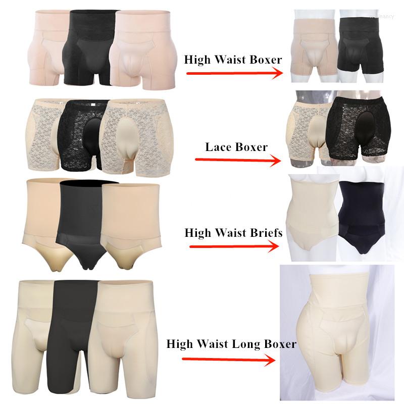 

Underpants Mens Hiding Gaff Panties Fake Vaginal Padded Shaping Briefs Tummy Control Buttocks Lifter Waist Trainer Slimming Boxer Underwear, Style5 black