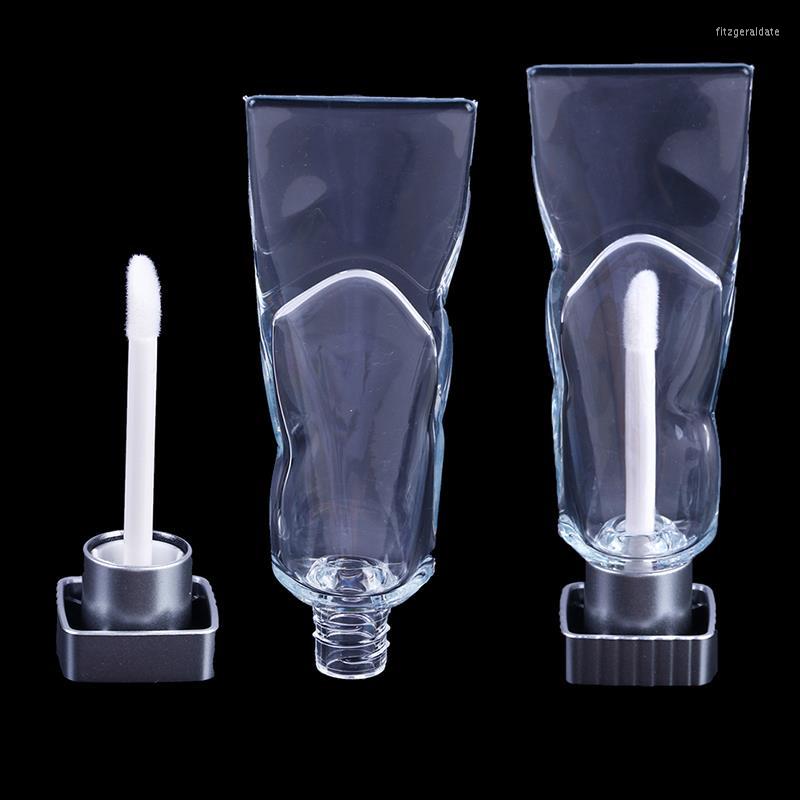 

Lip Gloss 2Pcs 3-4ML Transparent Empty Tube Refillable Liquid Lipstick Container, Picture shown