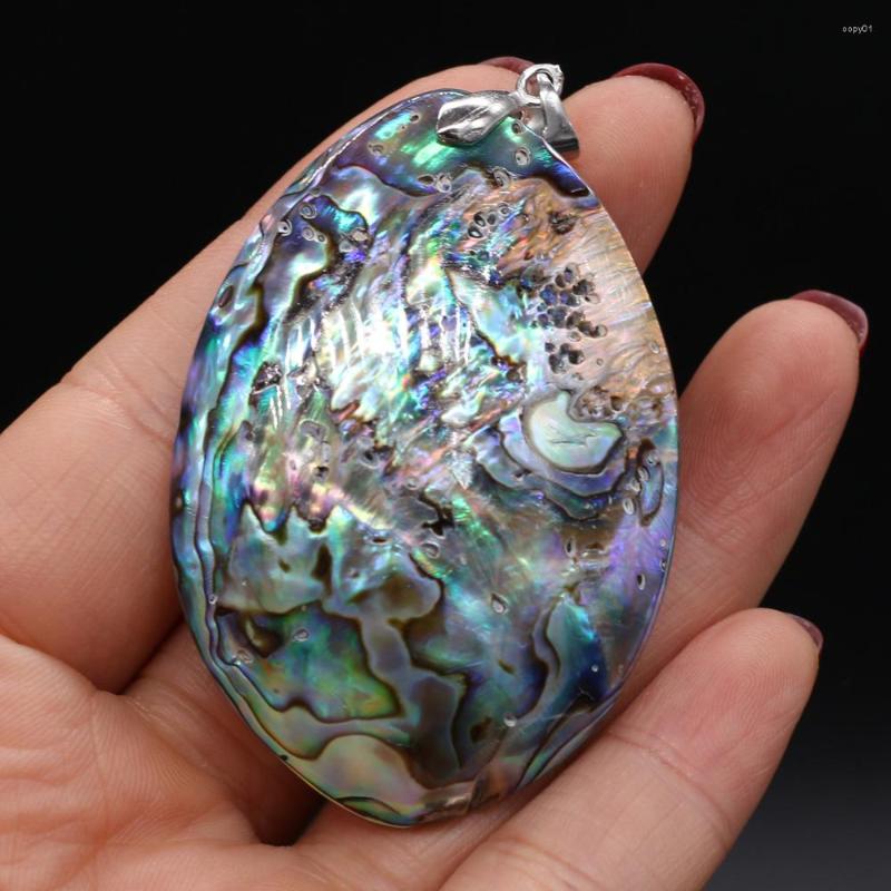 

Pendant Necklaces Fashion Vintage Multicolor Abalone Pendants Reiki Heal Shell Charms For Jewelry Making Girls Necklace Gifts