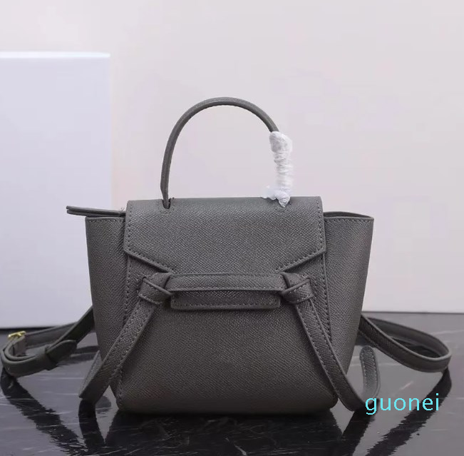

Women Designer Leather Crossbody Bag Solid Color Lady Fashion Mini Nano Belt Bags 16cm 20cm Woman Classic Handbag, Deep blue