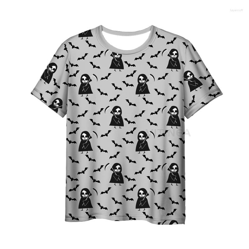 

Men's T Shirts Fashion 3D Print Halloween Men's Women's T-shirt Casual Style Design Short Sleeves Summer Handsome Tee V12, Mult-3