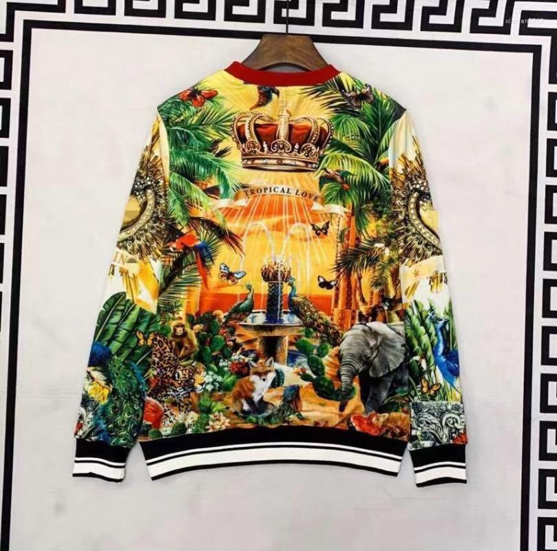 

Men' Hoodies AH12105 Fashion & Sweatshirts 2023 Runway Luxury European Design Party Style Clothing, Picture shown