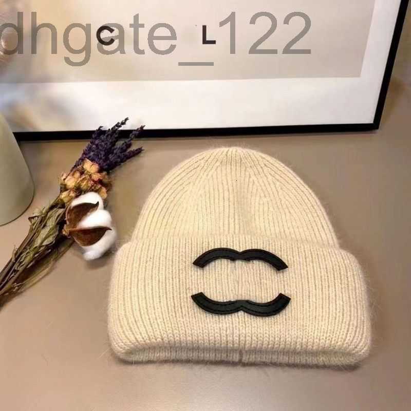 

designer Designer Brand Men's Beanie Hat Women's Autumn and Winter Small Fragrance Style New Warm Fashion All-match Letter Knitted 0UE3