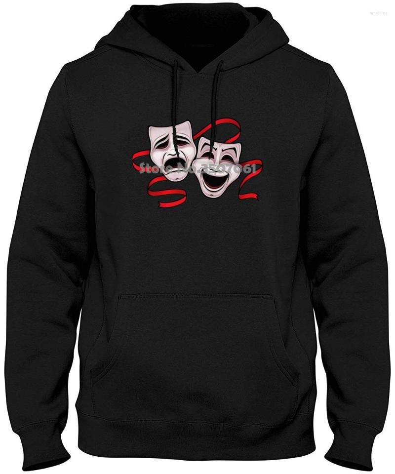 

Men's Hoodies Summer Winter Short Sleeves Cotton Fashion Comedy And Tragedy Theater Masks Boy's Youth Graphic & Sweatshirts, Women pink