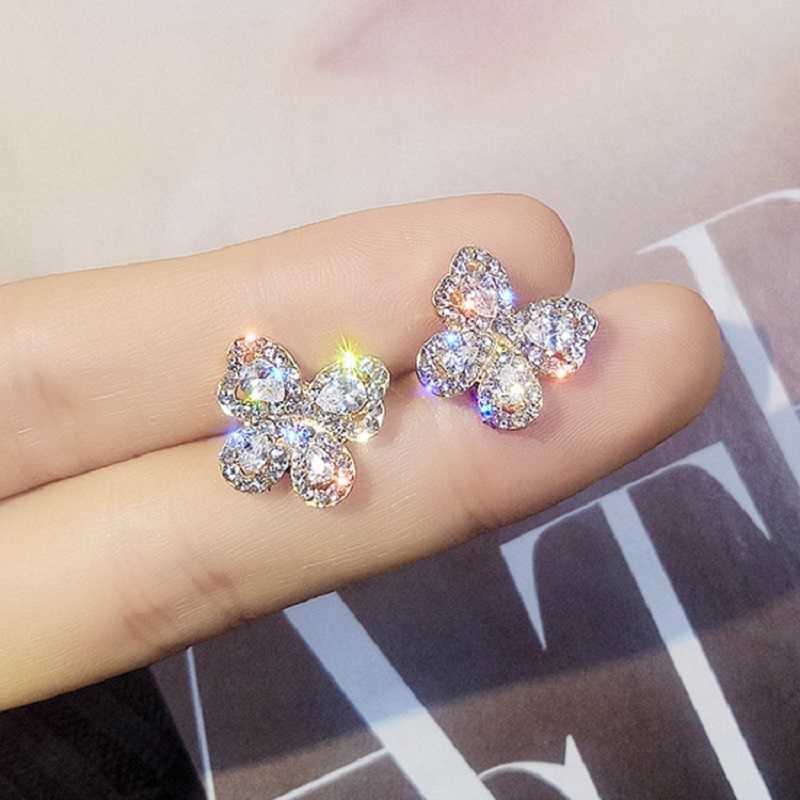 

Dangle Chandelier Needle Butterfly Super Fairy Zircon Earrings Korea Joker Earrings Online Celebrity Simple Earrings G230313