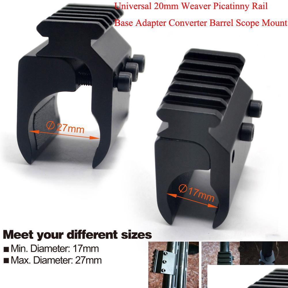 

Tactical Accessories Hunting 20Mm Weaver Picatinny Rail Base Adapter Rifle Barrel Mount Scope Converter Laser Sight Flashlight Mount Dh4Um