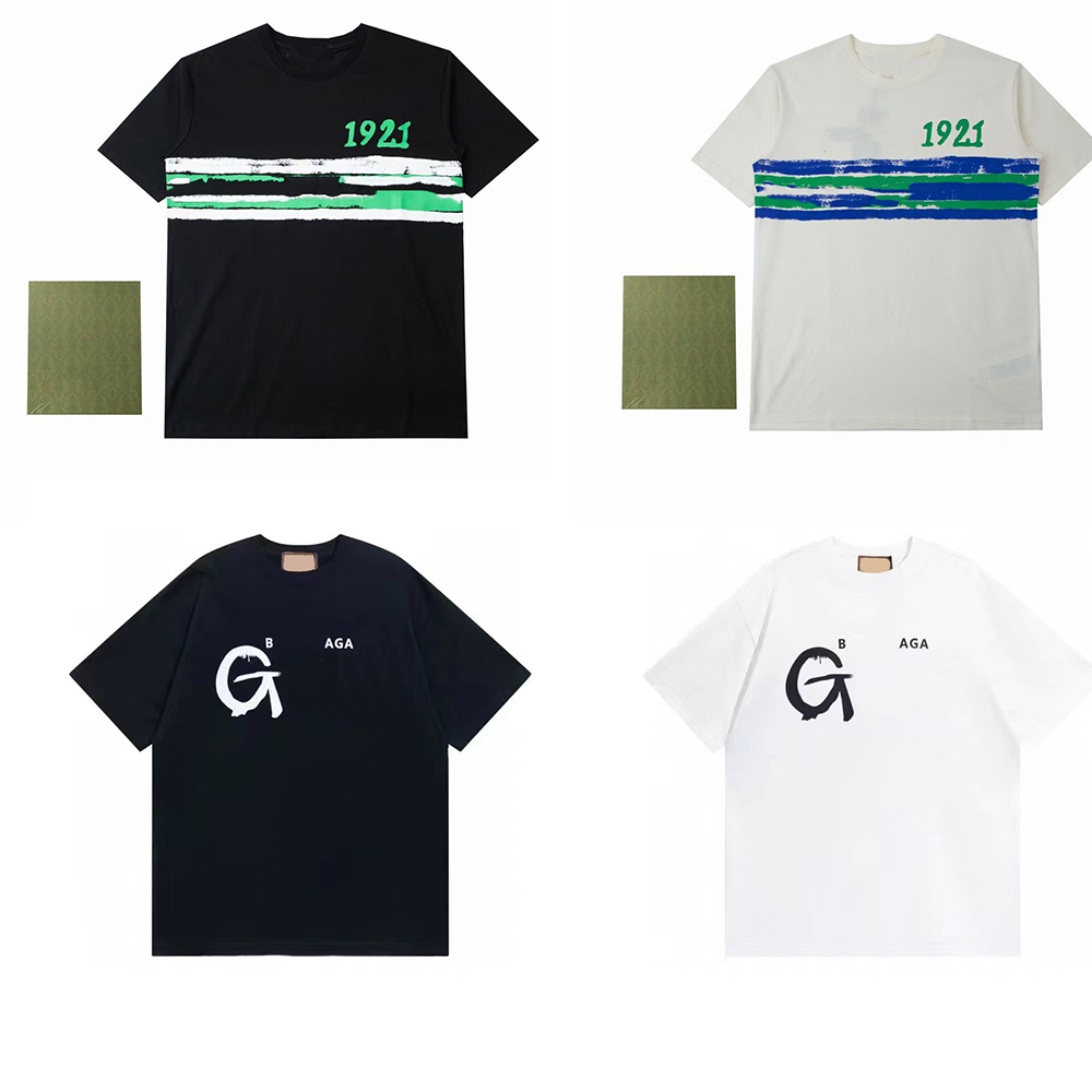 

2023 Double G designer t shirt luxury brand short sleeve T-shirt G g 22 ucci graffiti print sweatshirt summer cotton loose oversize crew neck top for men and women