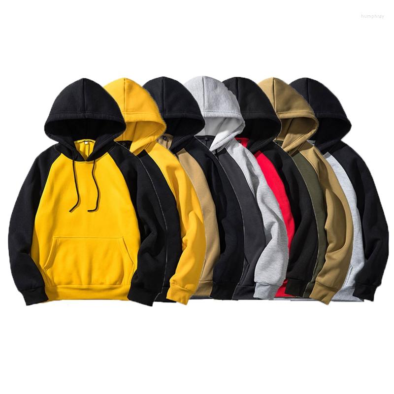 

Men' Hoodies Dihope Brand Streetwear Patchwork Hoodie Men Hip Hop Hooded Solid Slim Fit Casual Hoody Mens Sweatshirts, Yellow