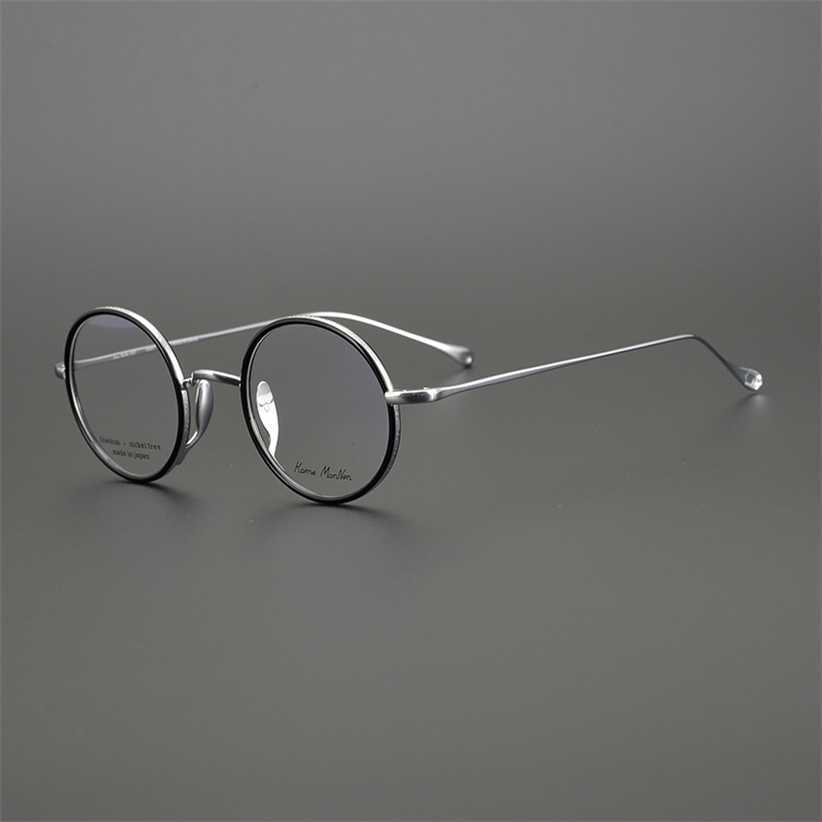 

Sunglasses 2023 new Japanese style temperament manual literature art round myopia glasses full frame men's and women's fashion