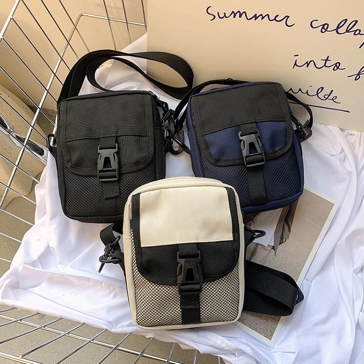 

Men Fashion Canvas Small Bag Casual Men Mini Handbags Male Cross body Shoulder Messenger Bags For Men Purses and Handbags, Black