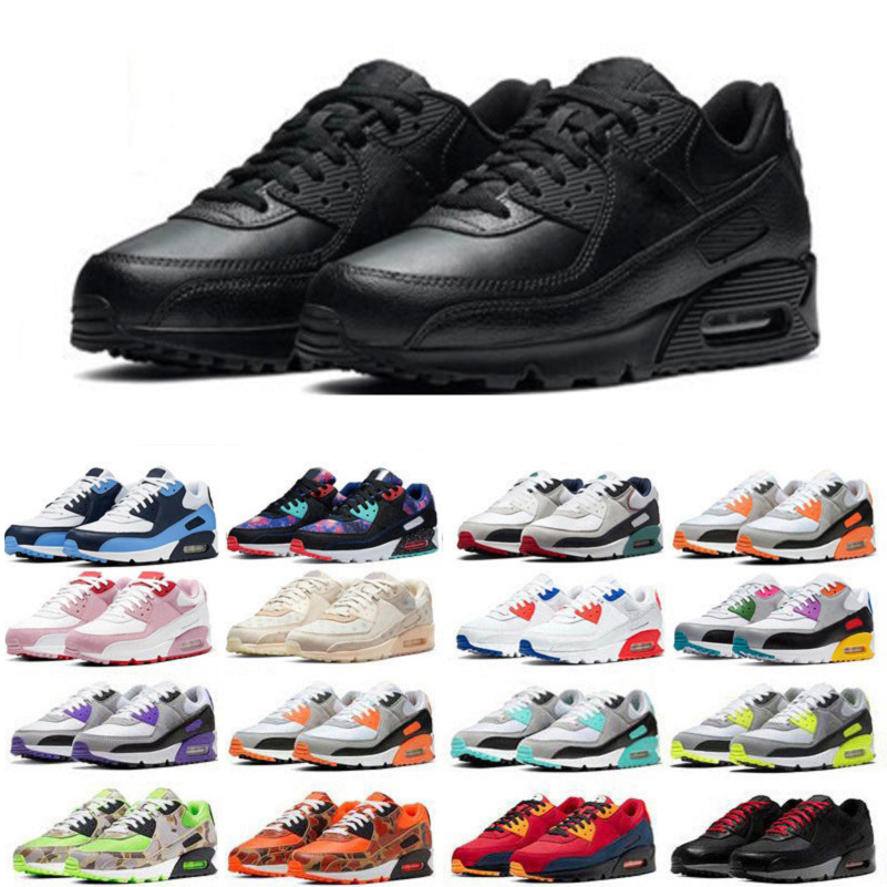 

Designer 90 90s Mens running shoes Men Women sneakers Valentines day Triple Black White Cool Grey Hyper Grape trainers sports sneaker platform Jogging Walking shoe, Color#4