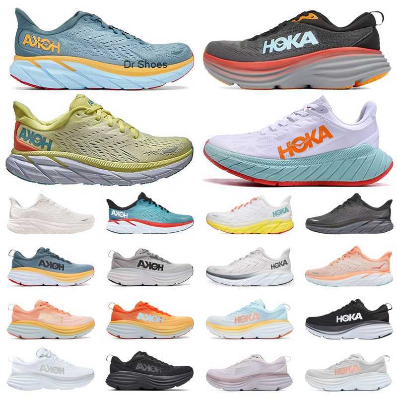 

Running Shoes for Mens Women pink Hoka Bondi 8 Clifton Kawana Challenger ATR 6 red blue yellow Sneakers lifestyle Shock absorption Sports, #7