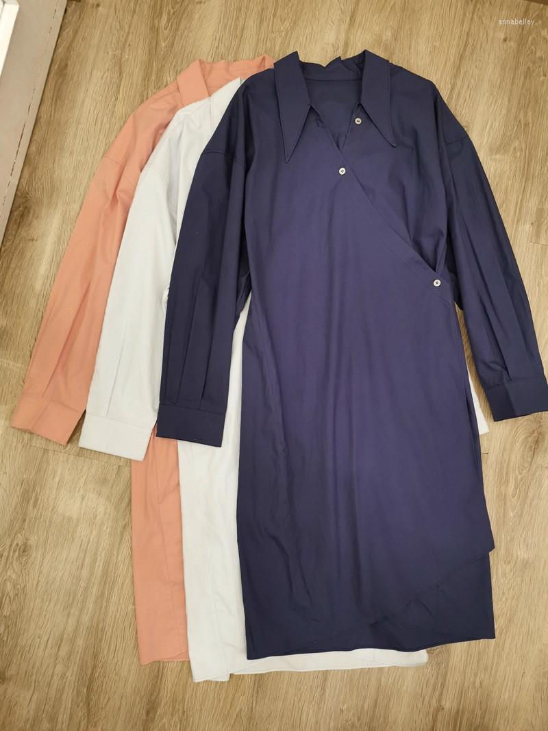 

Casual Dresses Dress 2023 Women Summer Women's Collage Cotton High Waist Irregular, Haze