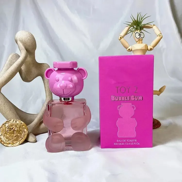 

Designer Teddy Bear Perfume 100ML Bubble Gum Eau De Parfum 3.4fl.oz Long Lasting Smell EDP Fruity Woody Floral Notes Women Fragrance Toy Boy Cologne Spray Fast Ship