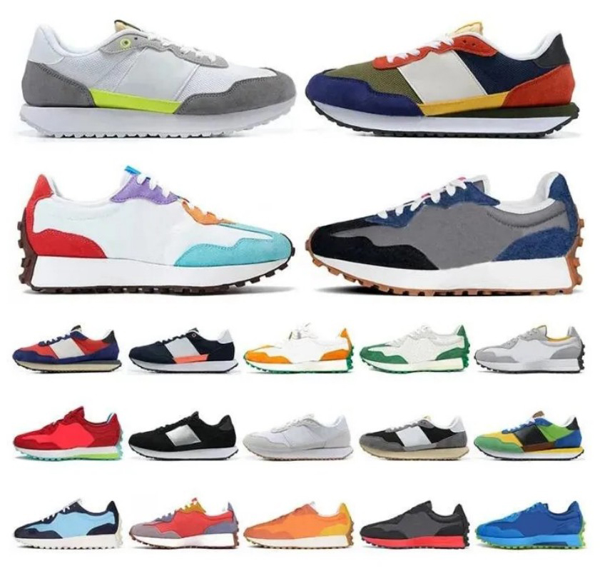 

N 327 Women Mens TRunning Shoes rainers New Fashion B327 White Black Silver Pride Navy Blue Gold Red Neon Soles Lime Castle Rock n550 550s Designer outdooor Sneakers, 19