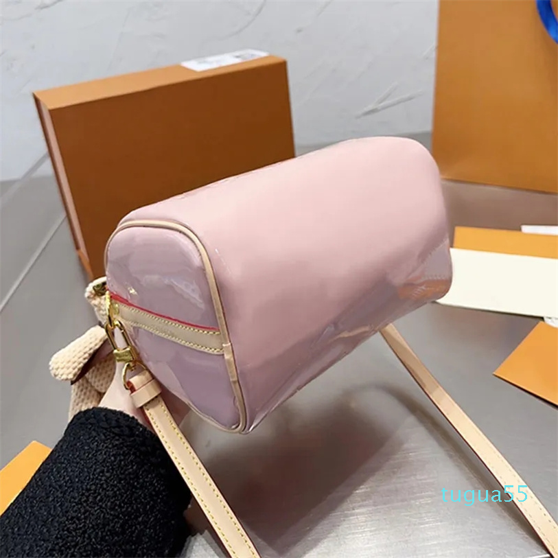 

Cross Body 20cm Pillow Crossbody Bag Women Handbags Purse Patent Leather