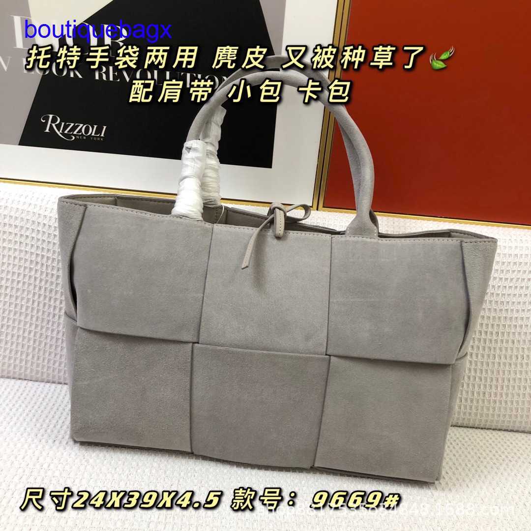 

Original edition Luxury Bottegss Venetss Arco Evening Bags online store Bag bag Leather woven Tote Guangzhou female commuter Women With logo DEZ2, Wine