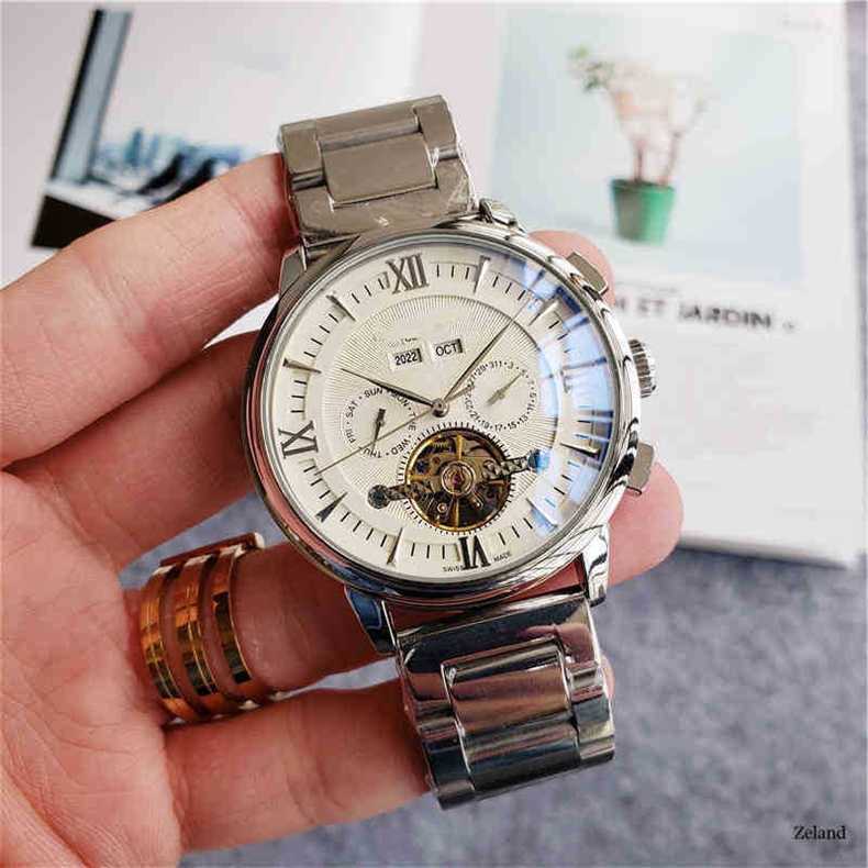

Super torque flywheel Mens Watches Top Brand Luxury Multifunction Wristwatch Waterproof High Quality Timepiece Male B2L0, Bronze