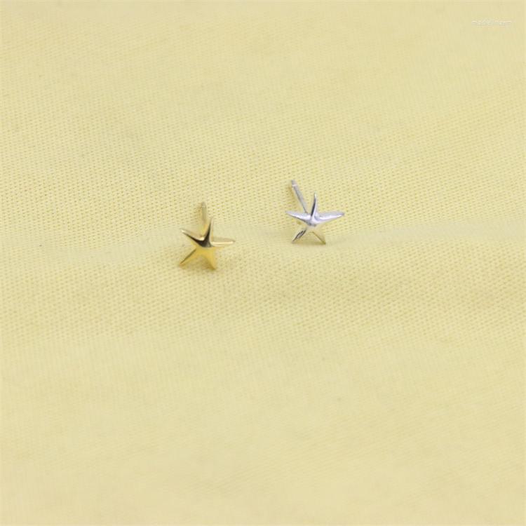 

Stud Earrings ZFSILVER Fashion 925 Sterling Silver Korean Lovely Simple Starfish For Women Charm Jewelry Accessories Party Gifts