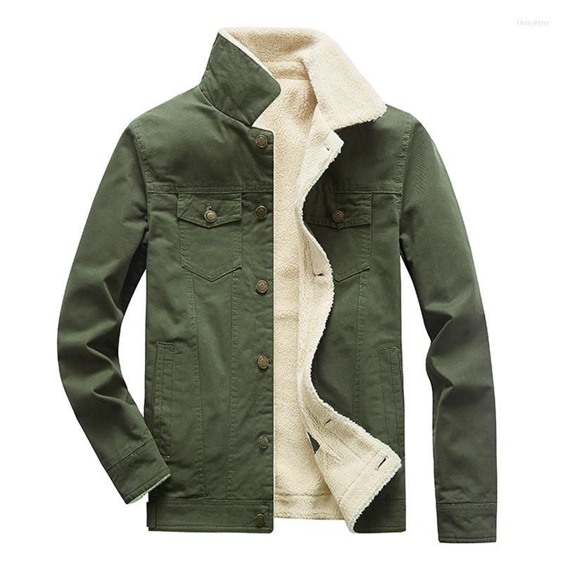 

Men' Jackets Drop Men Winter And Coats Fleece Tactical Warm Outwear Overcoat ABZ94, Black