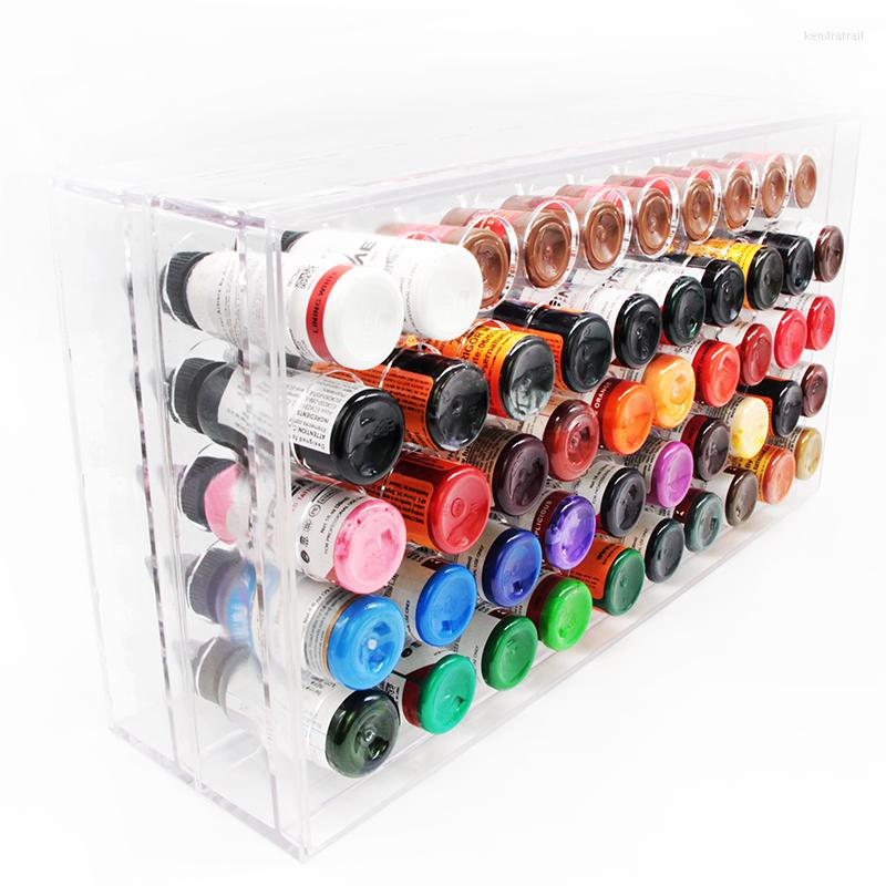 

Tattoo Inks Beautiful And Permanent Makeup Holder Display Fix On The Wall Or Table For 50pcs 1oz Bottles In Studio