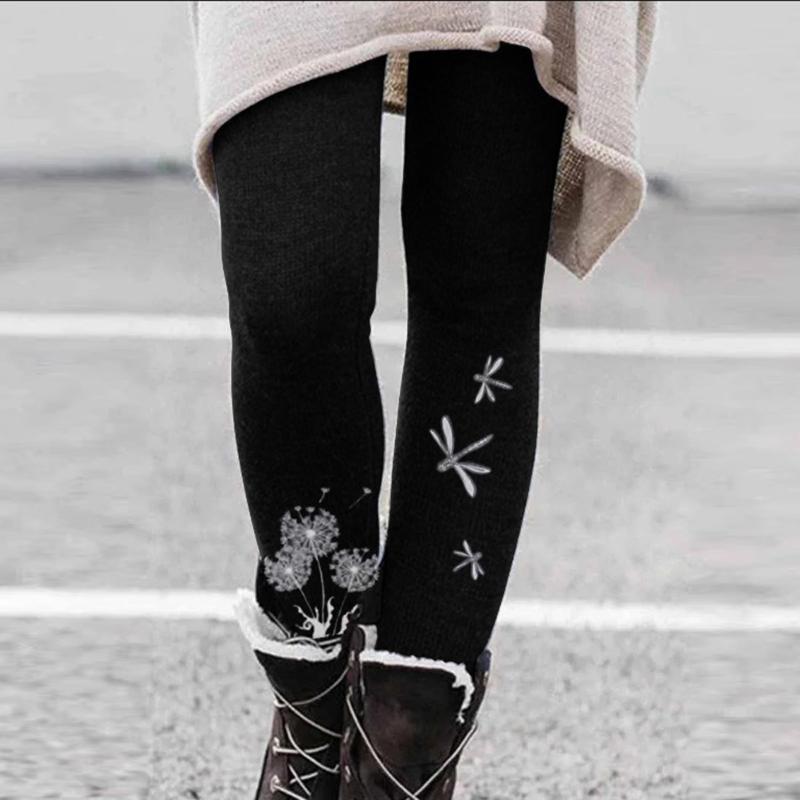 

Women's Leggings Sexy Solid Midi Waist Pants Straight Women Pocket Casual Trouser Floral Print Pantalon Pour Femme, Gy