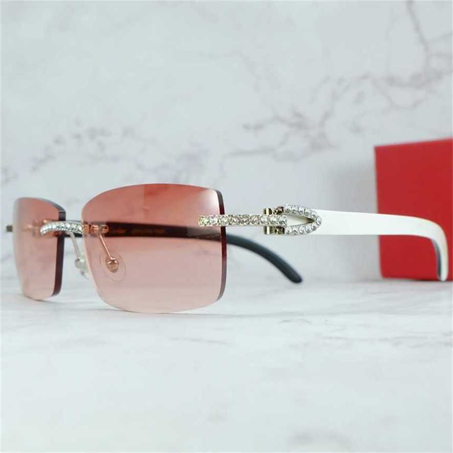 

Iced Out Sunglasses Men Women Accessories Rimless Rhinestones Carter Shades Vintage Trending Product Protect Gift Eyewear