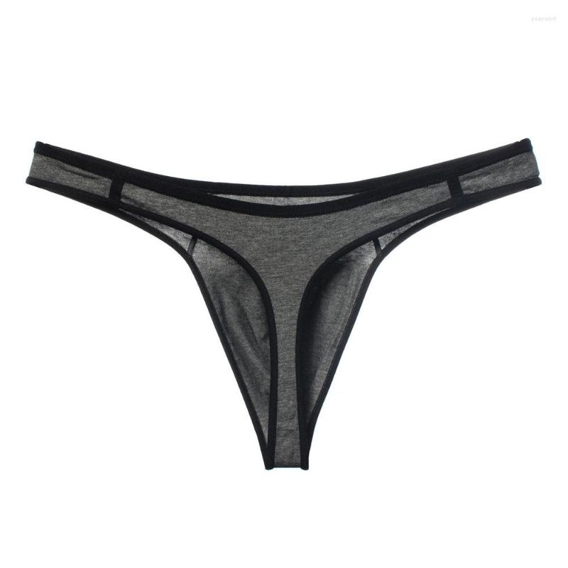 

Underpants Men's Thong Cotton Underwear Sports Running Seamless Sexy T-pants, Blue