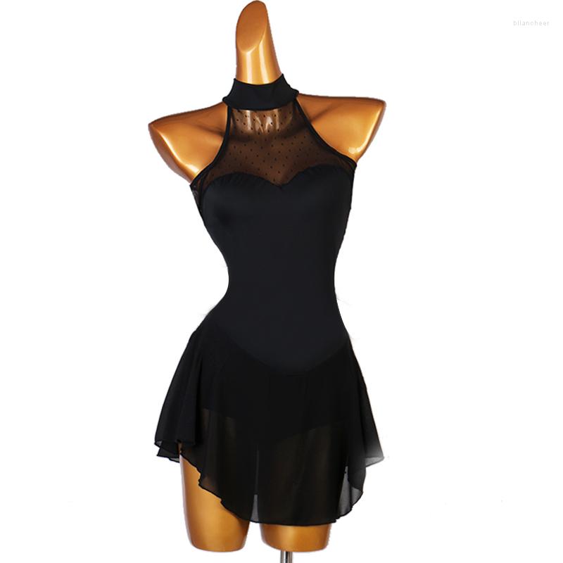 

Stage Wear Figure Skating Dress Women Girl Ice Black Gymnastics Costume Adult Kids Size B109, Picture shown