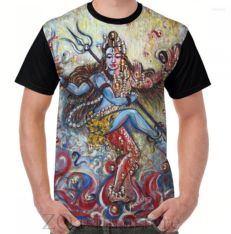 

Men' T Shirts Shiv Shakti Graphic T-Shirt Men Tops Tee Women Shirt Funny Print O-neck Short Sleeve Tshirts