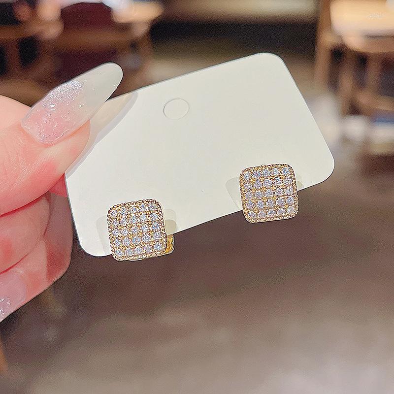 

Dangle Earrings Wholesale Trendy Square Women Stud Jewelry Gift
