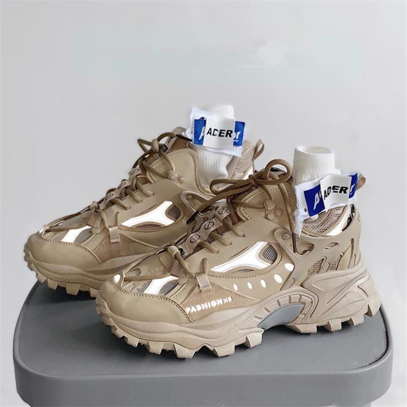 

Dress Shoes Luxury Men Casual Platform Damping Sneakers Mens Vulcanized Sports Fashion Male Trainers Chunky Zapatos Hombre 230313, White