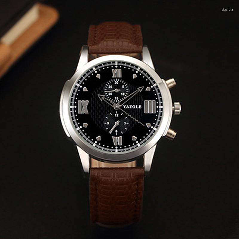 

Wristwatches YAZOLE Quartz Watch Men Top Business Wristwatch Male Clock Sports Watches Fashion Quartz-watch Relogio Masculino, Black white