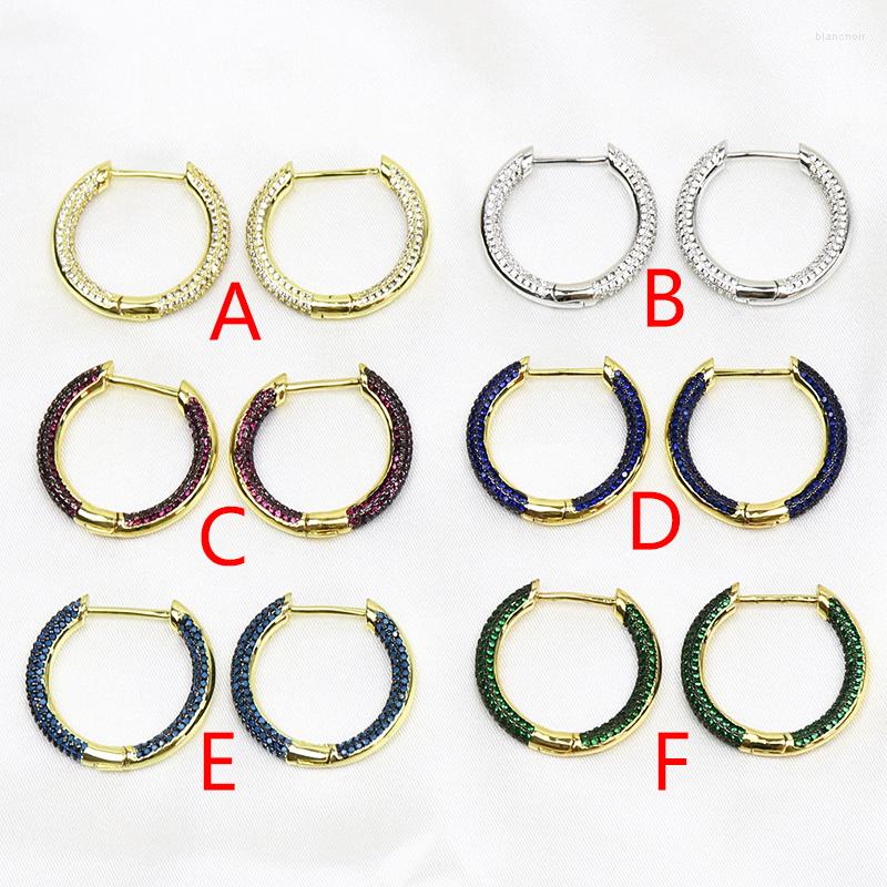 

Hoop Earrings 5 Pairs Fashion Zirocon Colorful Gift For Women Jewelry Simple 51920