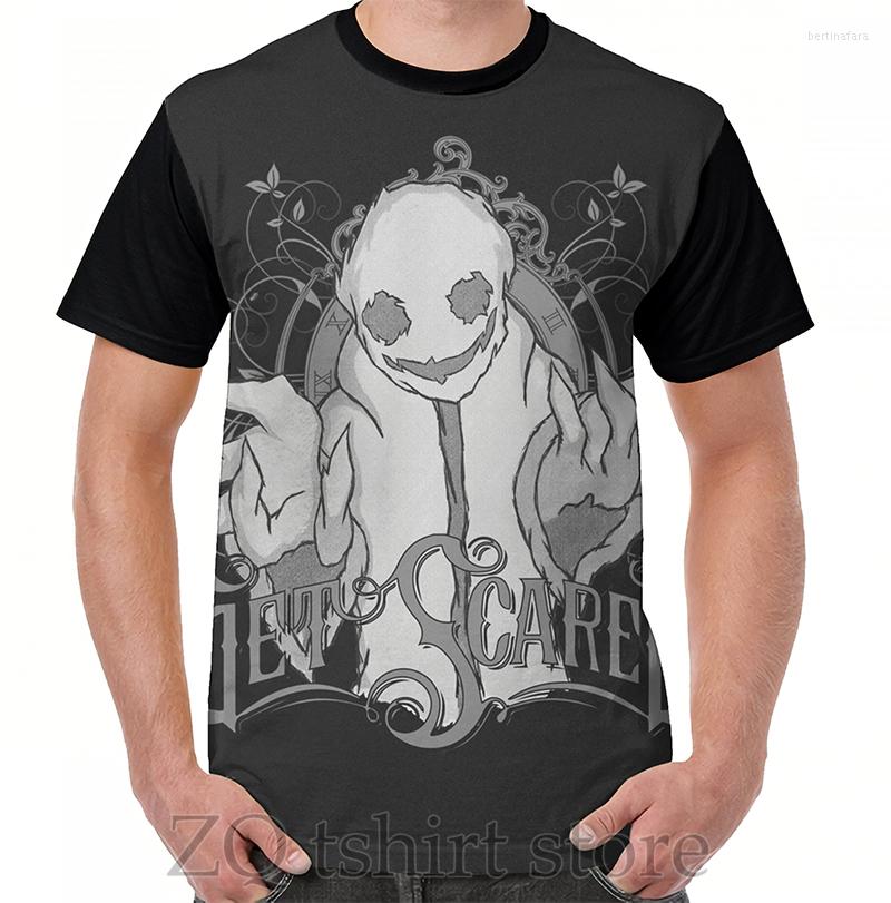 

Men's T Shirts Get Scared Graphic T-Shirt Men Tops Tee Women Shirt Funny Print O-neck Short Sleeve Tshirts