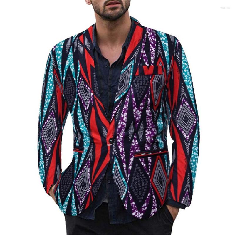 

Men's Suits 8 Colors Hawaii Style Blazers National Men's Single Button Casual Jacket Coat Flower Leisure Suit -3XL, 215